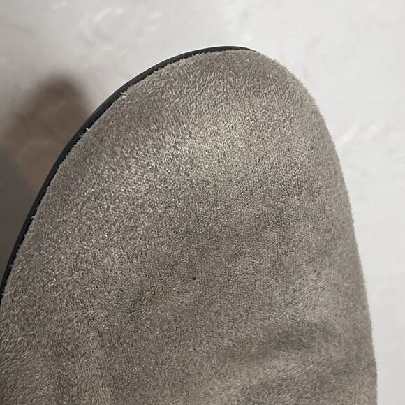 Liz Claiborne Yarmont Block Heel Over the Knee Boots Tan Taupe Size 6M - Picture 12 of 16